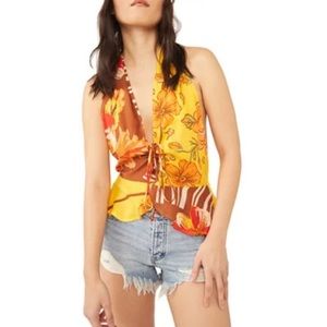 Free People Hot Tropics Top small